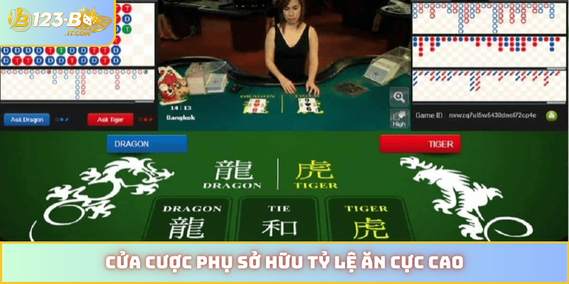 Cửa cược phụ sở hữu tỷ lệ ăn cực cao